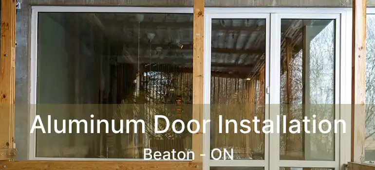  Aluminum Door Installation Beaton - ON