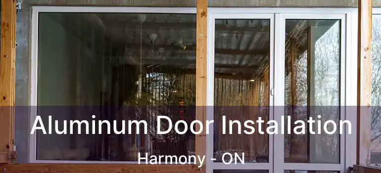  Aluminum Door Installation Harmony - ON