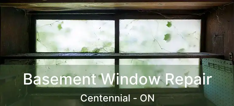  Basement Window Repair Centennial - ON