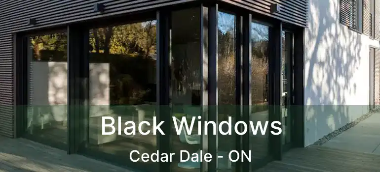  Black Windows Cedar Dale - ON