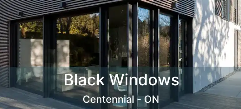 Black Windows Centennial - ON