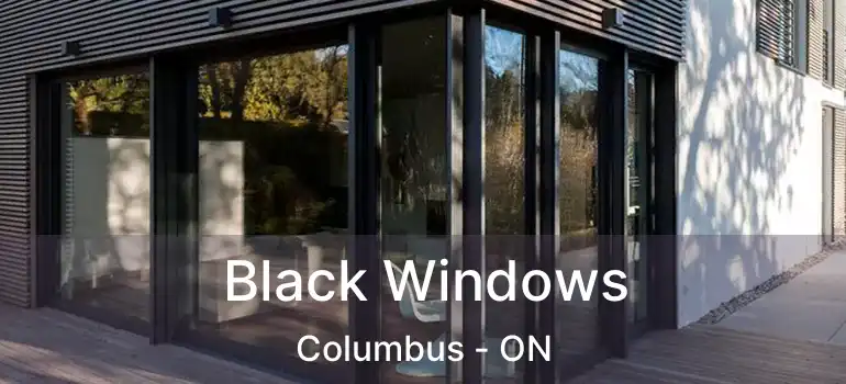  Black Windows Columbus - ON