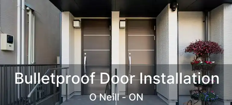 Bulletproof Door Installation O Neill - ON