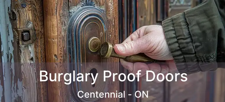 Burglary Proof Doors Centennial - ON