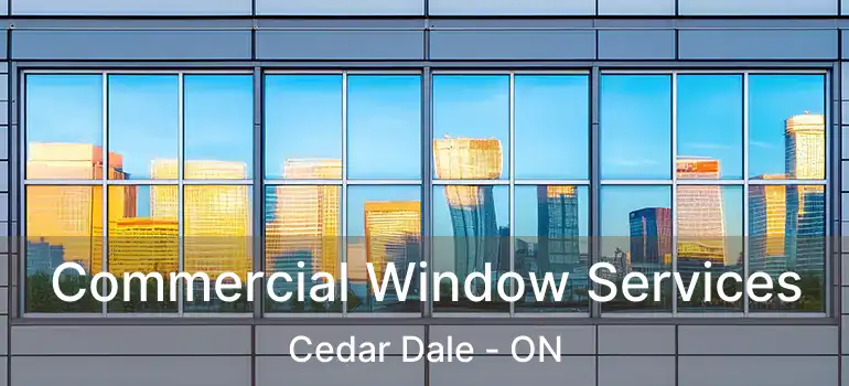 Commercial Window Services Cedar Dale - ON