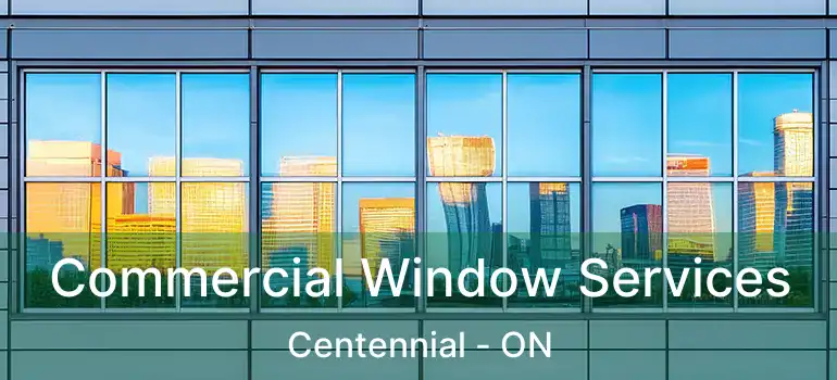  Commercial Window Services Centennial - ON