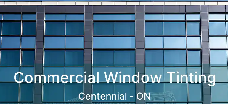 Commercial Window Tinting Centennial - ON