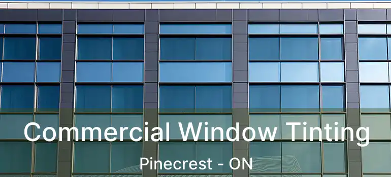 Commercial Window Tinting Pinecrest - ON
