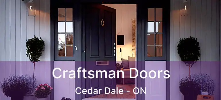  Craftsman Doors Cedar Dale - ON