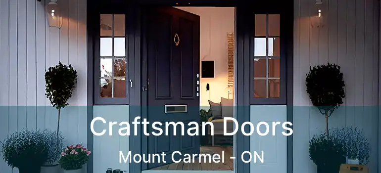 Craftsman Doors Mount Carmel - ON