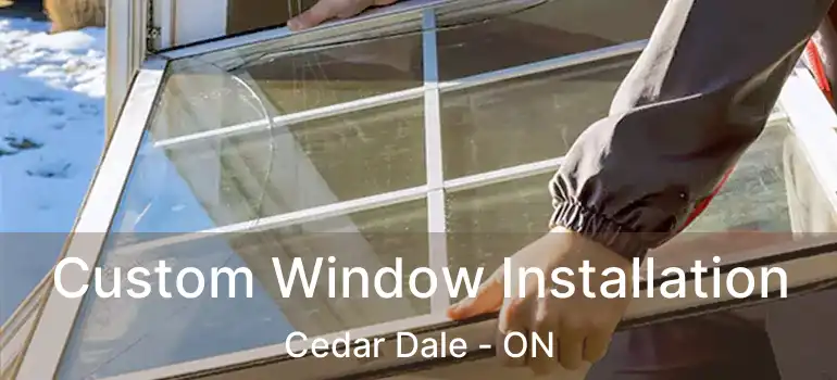  Custom Window Installation Cedar Dale - ON
