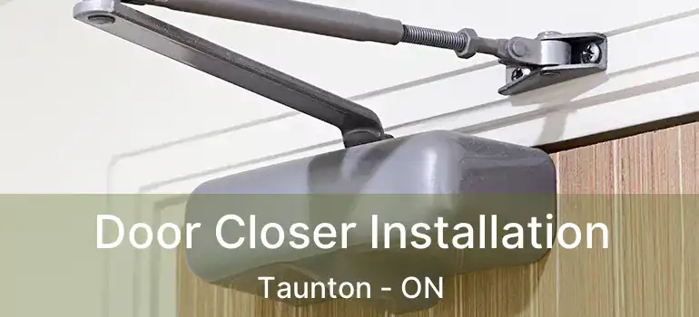  Door Closer Installation Taunton - ON