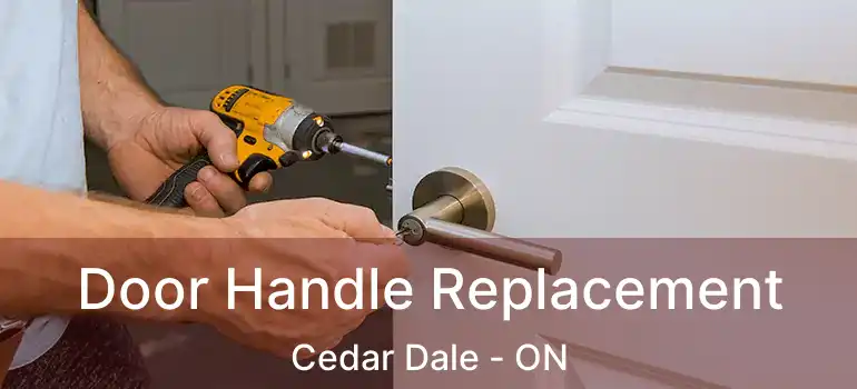  Door Handle Replacement Cedar Dale - ON