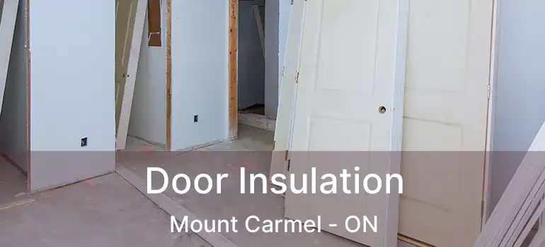 Door Insulation Mount Carmel - ON