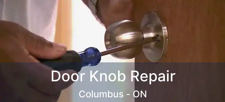Door Knob Repair Columbus - ON