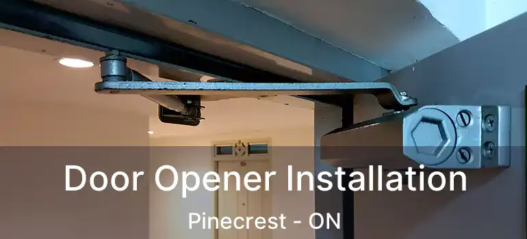 Door Opener Installation Pinecrest - ON