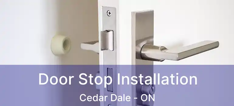  Door Stop Installation Cedar Dale - ON