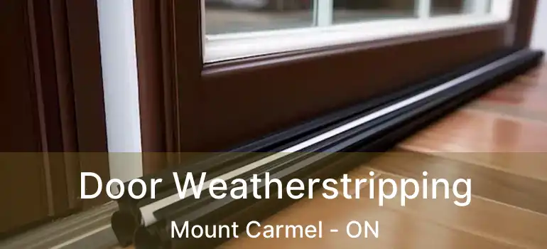 Door Weatherstripping Mount Carmel - ON