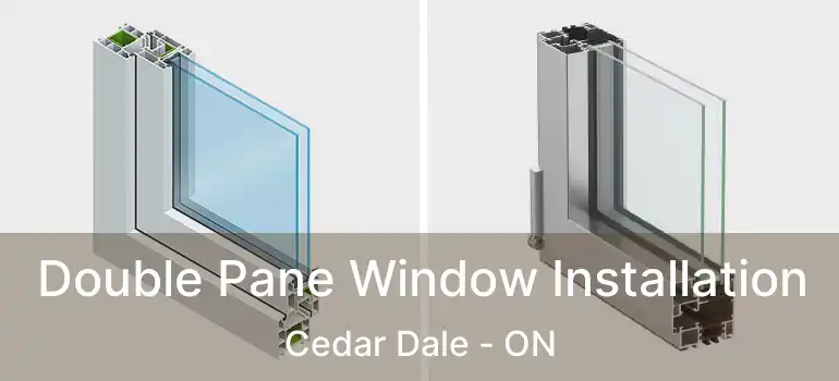 Double Pane Window Installation Cedar Dale - ON