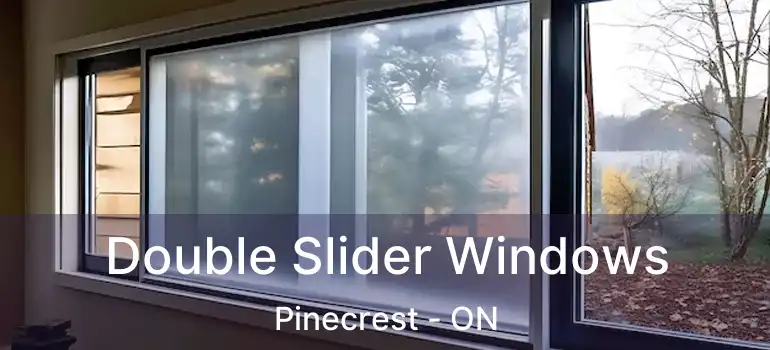  Double Slider Windows Pinecrest - ON