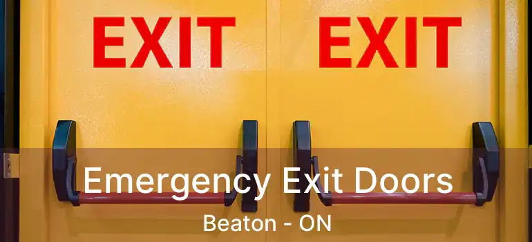 Emergency Exit Doors Beaton - ON