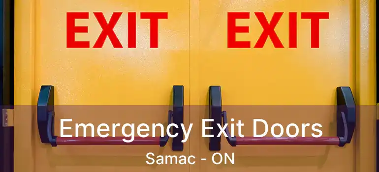 Emergency Exit Doors Samac - ON