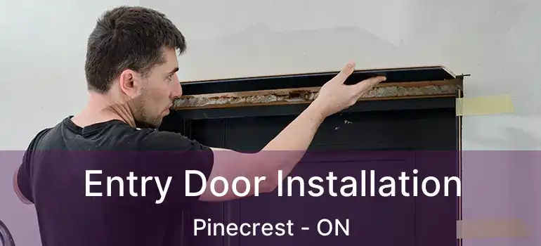 Entry Door Installation Pinecrest - ON