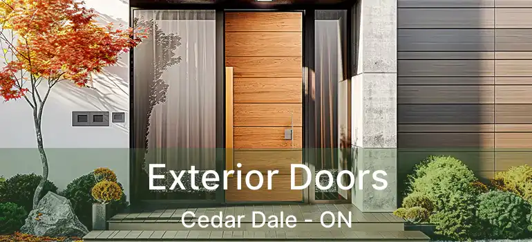  Exterior Doors Cedar Dale - ON