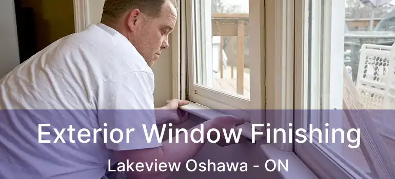  Exterior Window Finishing Lakeview Oshawa - ON