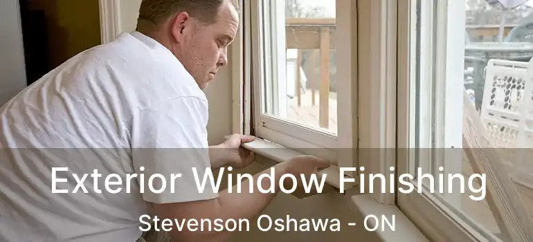 Exterior Window Finishing Stevenson Oshawa - ON
