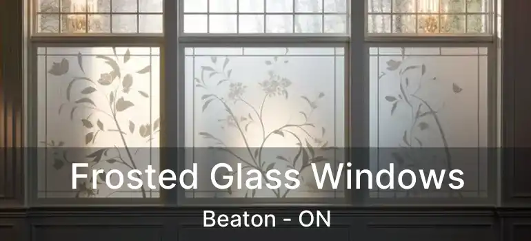  Frosted Glass Windows Beaton - ON