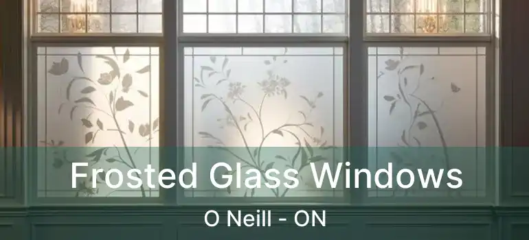 Frosted Glass Windows O Neill - ON