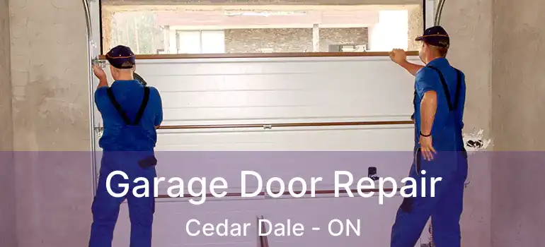 Garage Door Repair Cedar Dale - ON