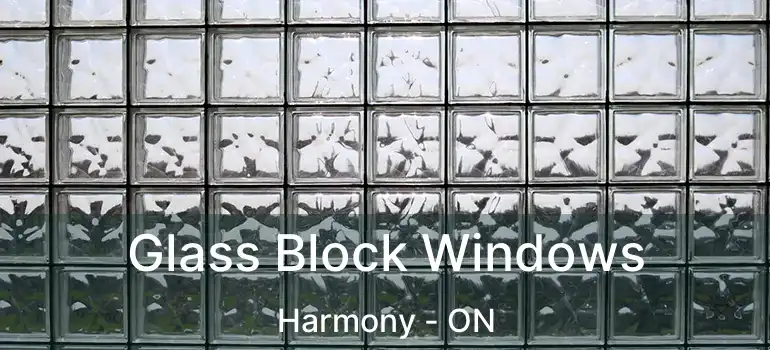  Glass Block Windows Harmony - ON