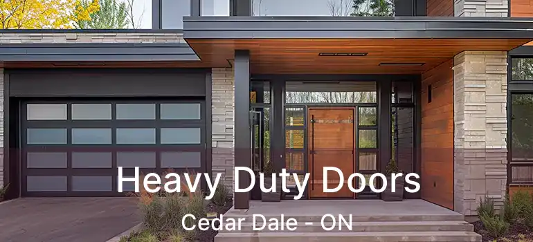 Heavy Duty Doors Cedar Dale - ON