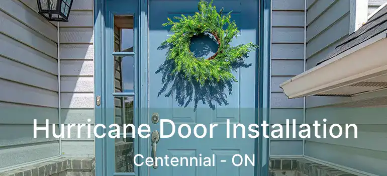  Hurricane Door Installation Centennial - ON