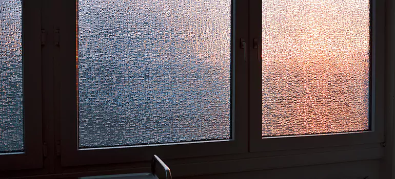 Frosted Glass Window Replacement in Oshawa, Ontario