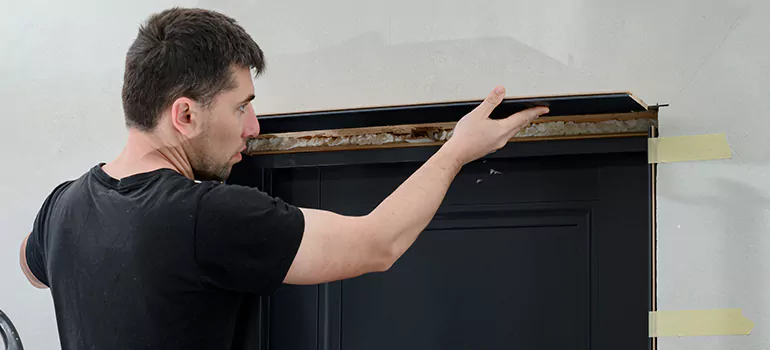 Wood Door Hole Repair in Oshawa, ON