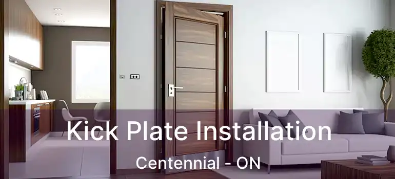 Kick Plate Installation Centennial - ON