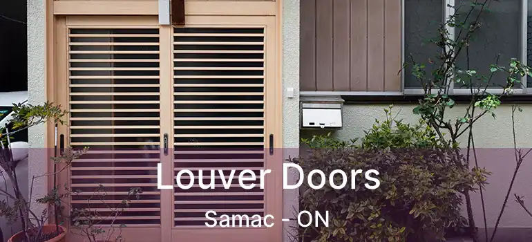 Louver Doors Samac - ON
