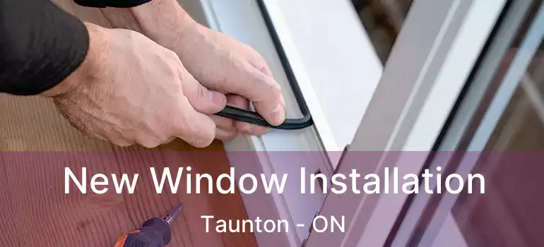 New Window Installation Taunton - ON