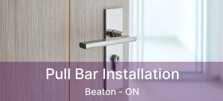Pull Bar Installation Beaton - ON