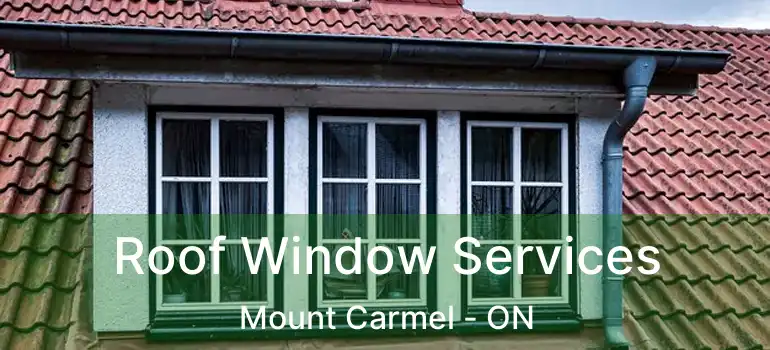 Roof Window Services Mount Carmel - ON