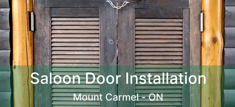  Saloon Door Installation Mount Carmel - ON