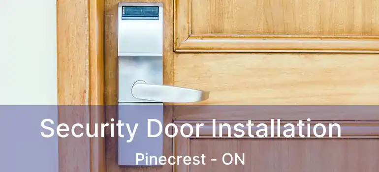 Security Door Installation Pinecrest - ON
