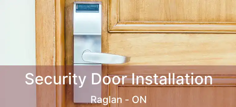 Security Door Installation Raglan - ON