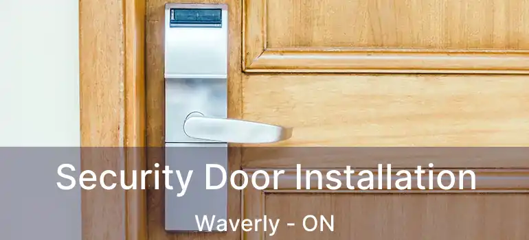 Security Door Installation Waverly - ON