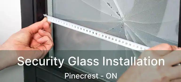 Security Glass Installation Pinecrest - ON