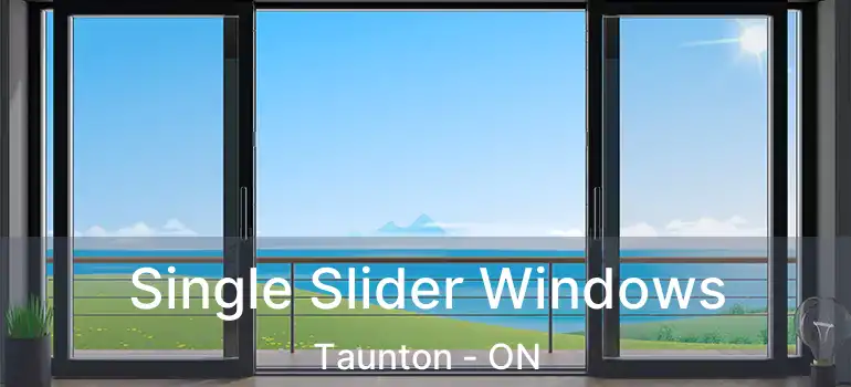  Single Slider Windows Taunton - ON