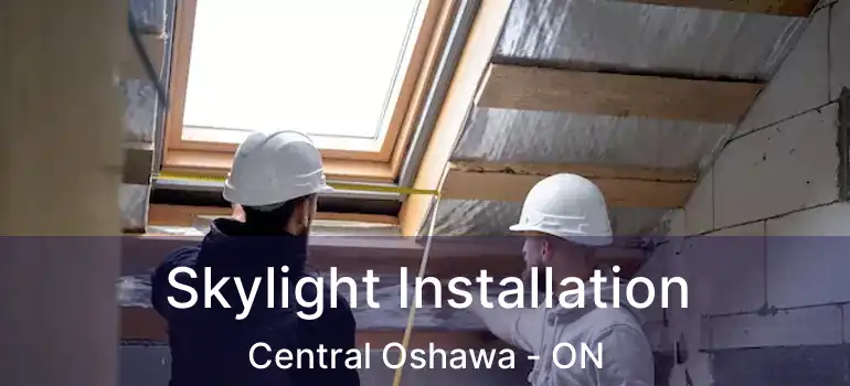 Skylight Installation Central Oshawa - ON